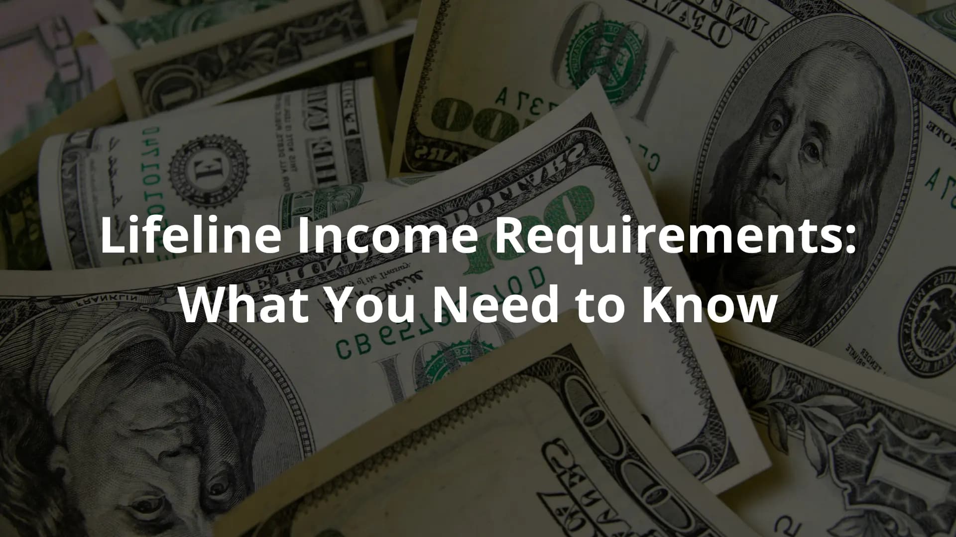 Lifeline Income Requirements