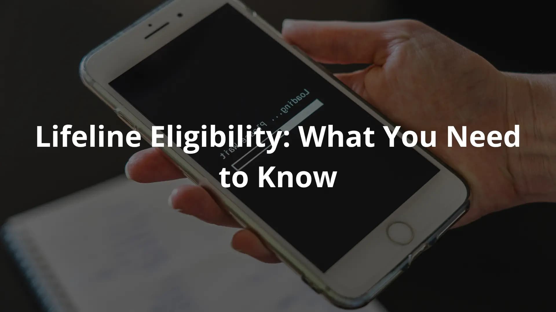 Lifeline Eligibility