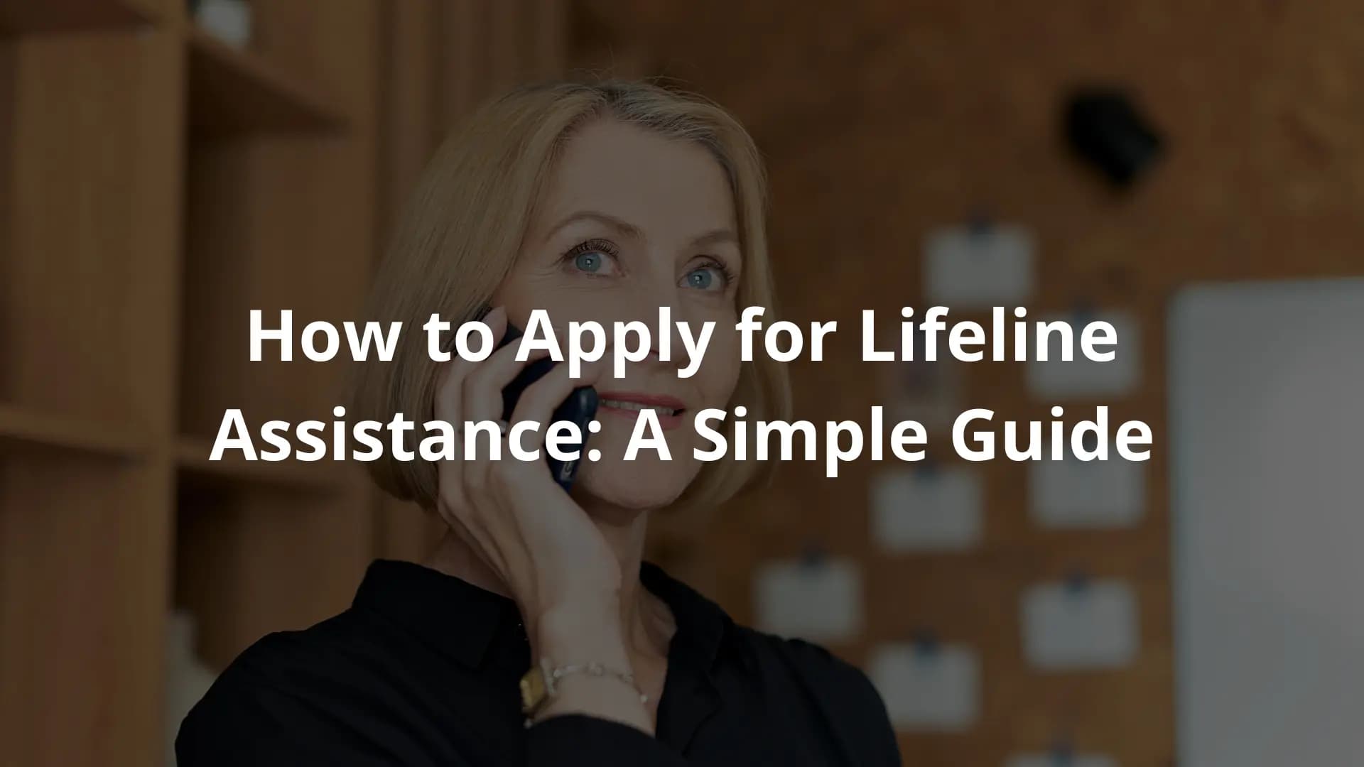 Apply for Lifeline Assistance